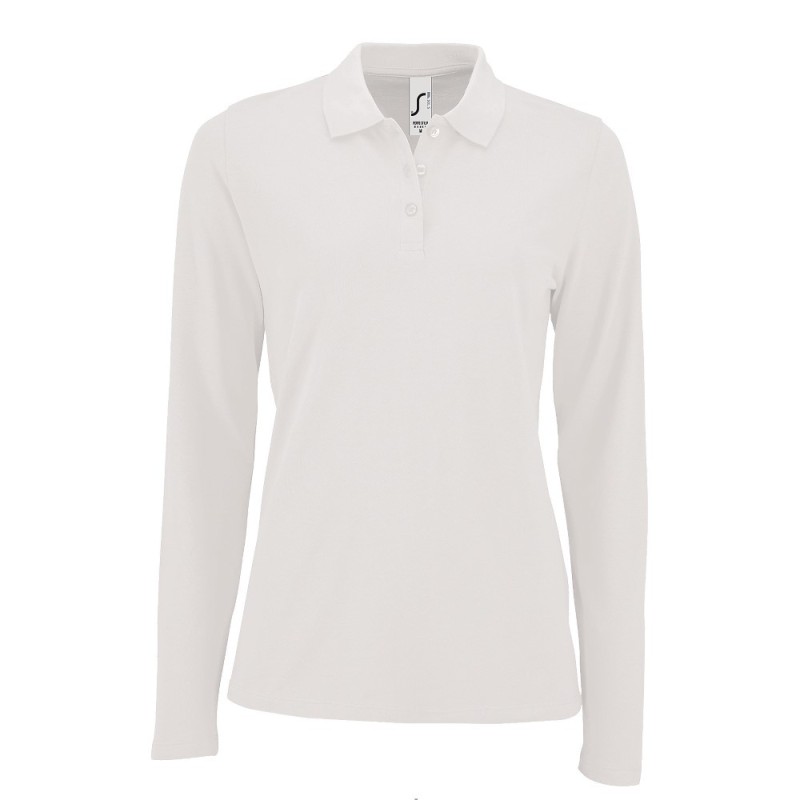 Women's polo shirt with long sleeves | PrintShop.Lt