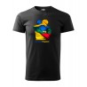 Black T-shirt „Together with Ukraine“ | PrintShop.Lt