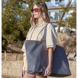 Oversized canvas tote bag