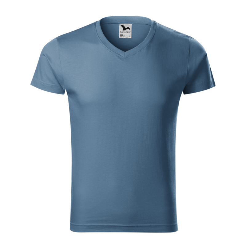 Men's  SLIM FIT V-NECK T-shirt | PrintShop.Lt